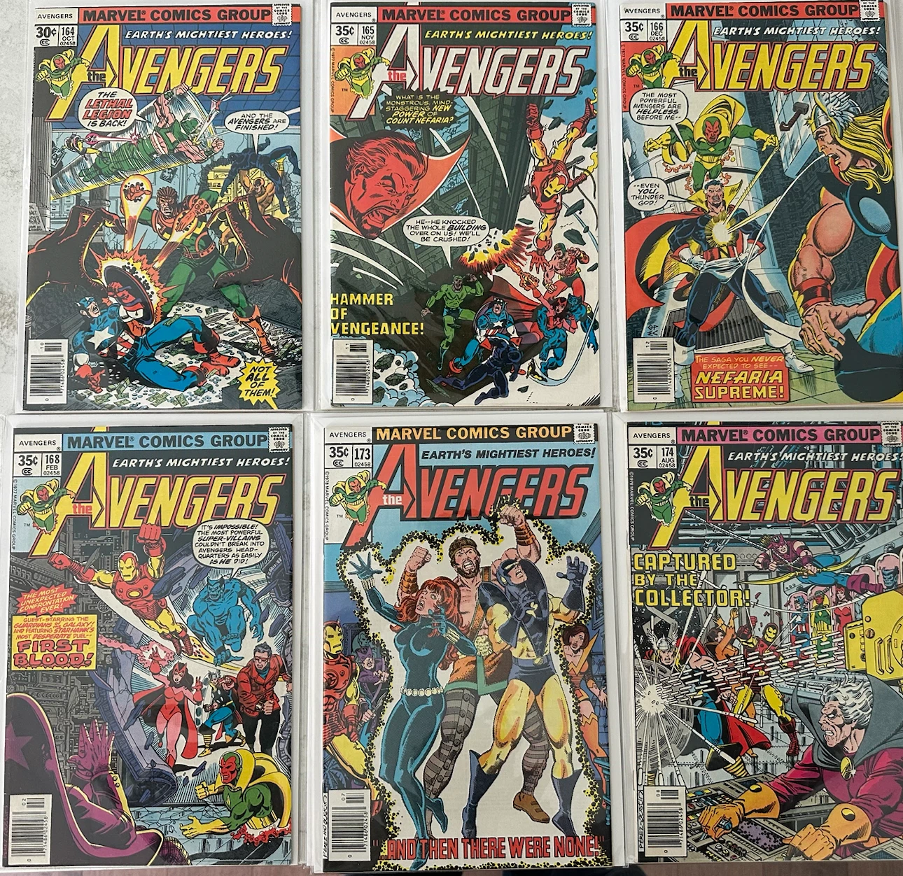 Box of The Avengers Marvel Comics (Priced Individually) - photo 2