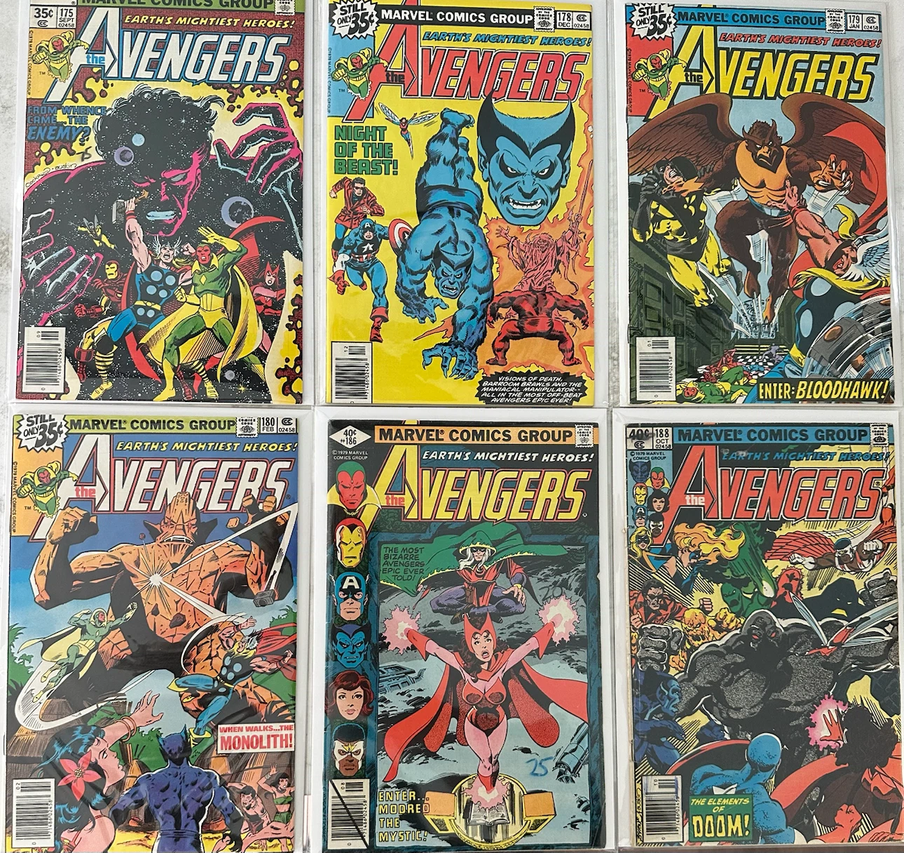 Box of The Avengers Marvel Comics (Priced Individually) - photo 3