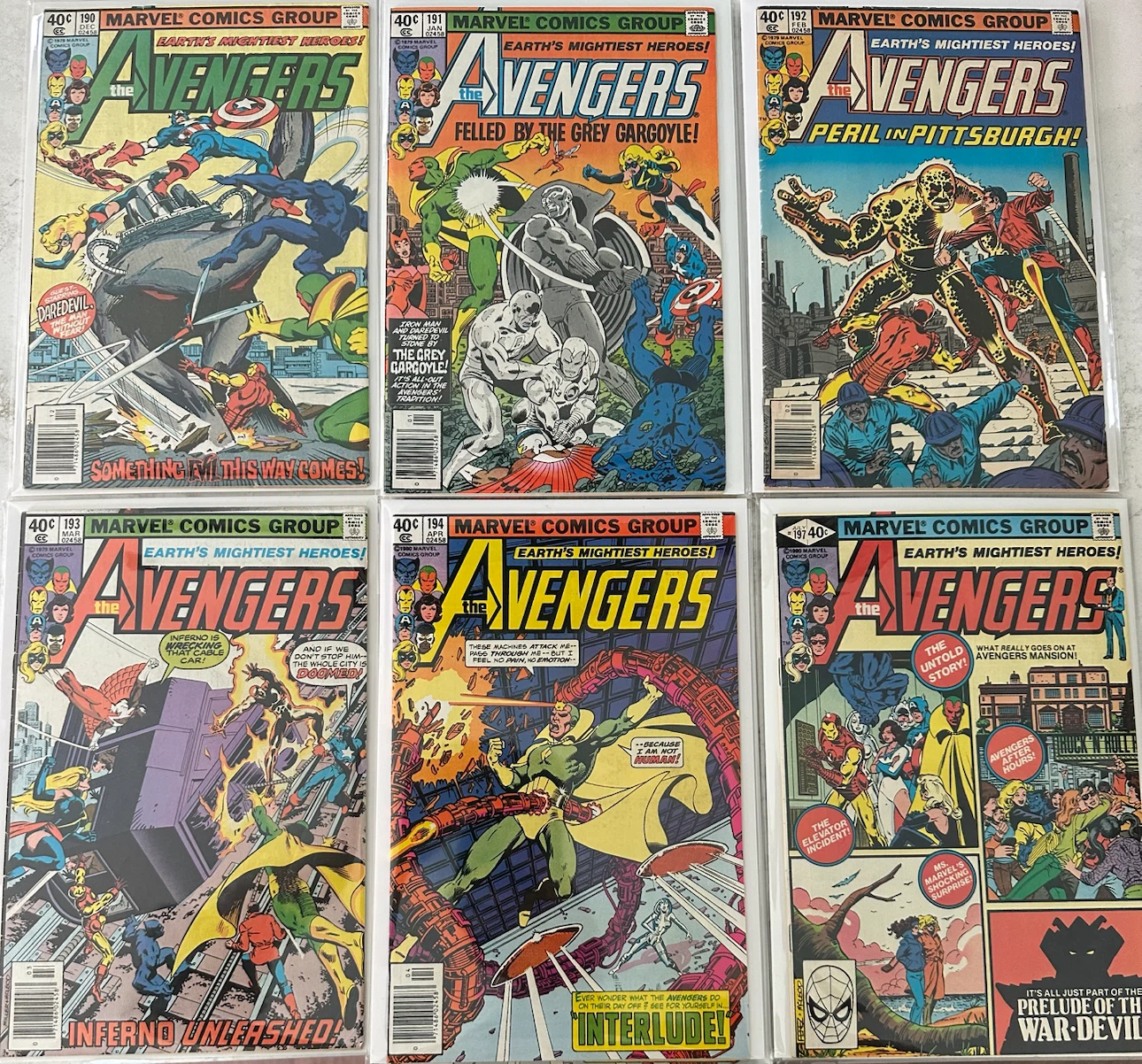 Box of The Avengers Marvel Comics (Priced Individually) - photo 4