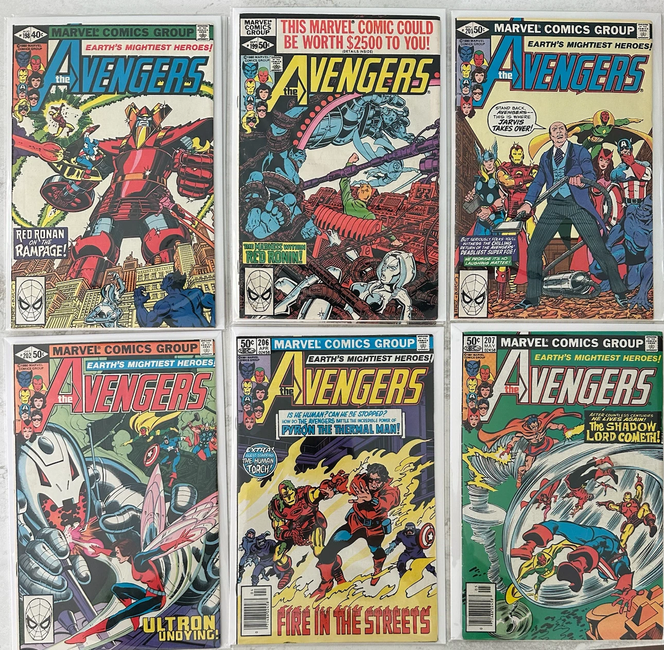 Box of The Avengers Marvel Comics (Priced Individually) - photo 5