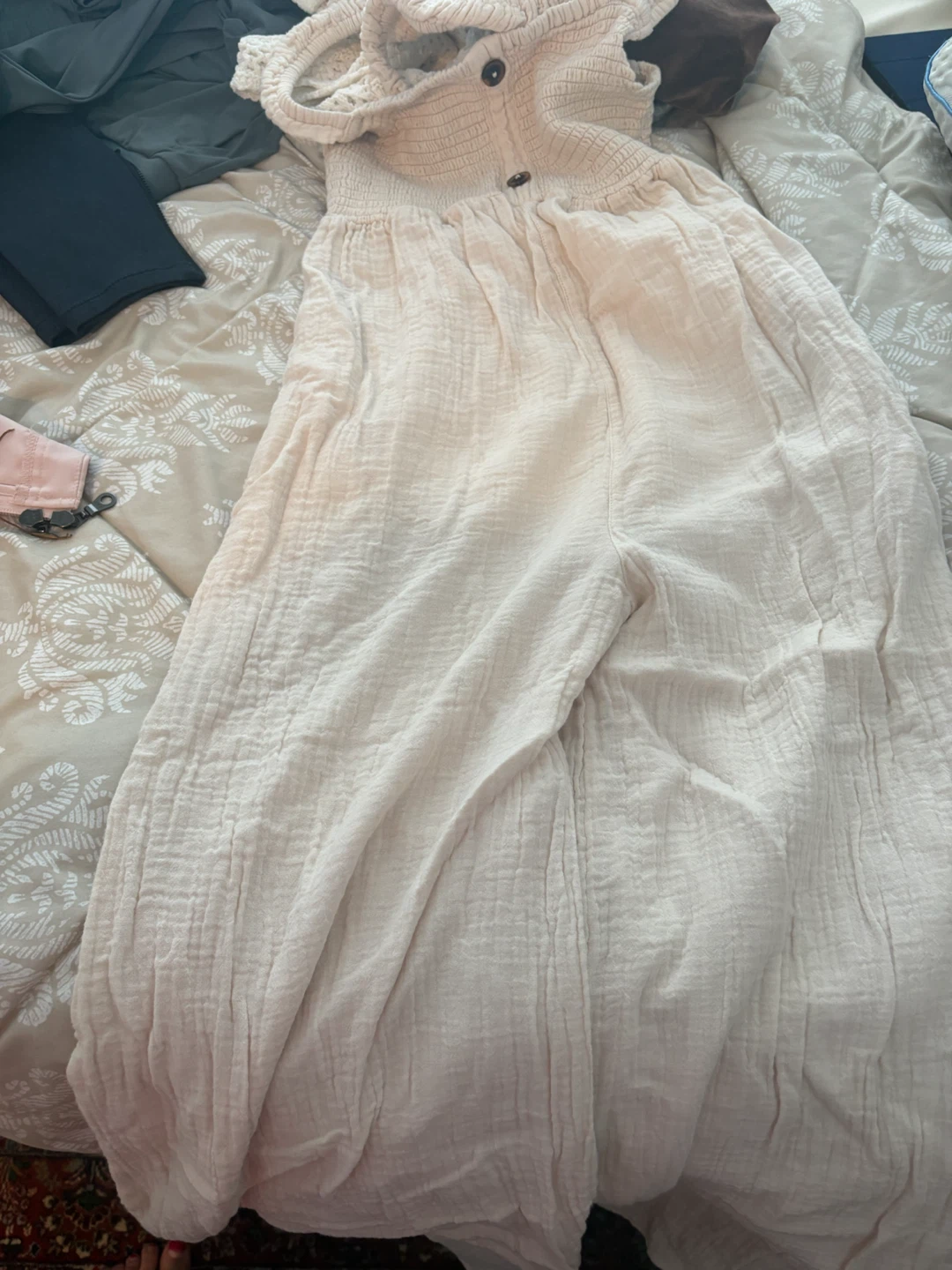 ASOS DESIGN Linen Blend Jumpsuit - photo 3