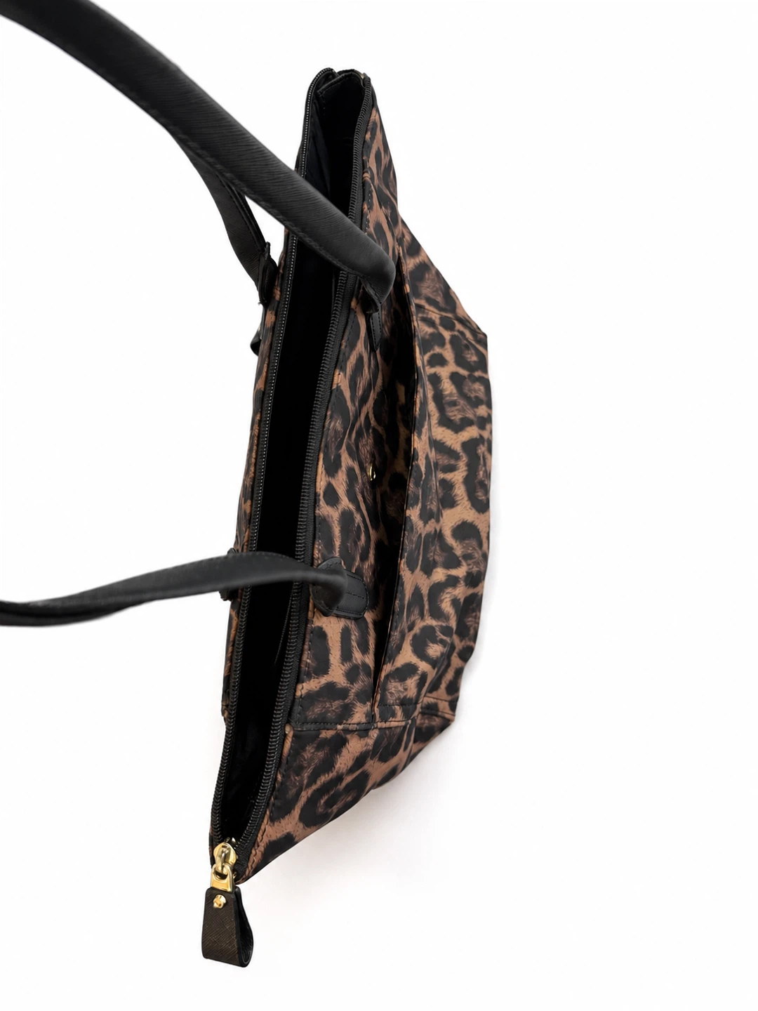 Michael Kors Kelsey Leopard Nylon Handbag - photo 4