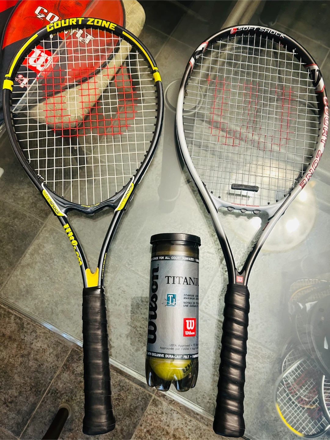 Wilson Court Zone Stop Shock Tennis Rackets - photo 2