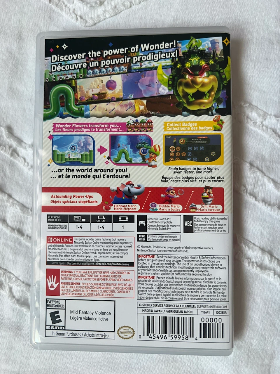 Super Mario Bros. Wonder Nintendo Switch Game - photo 2