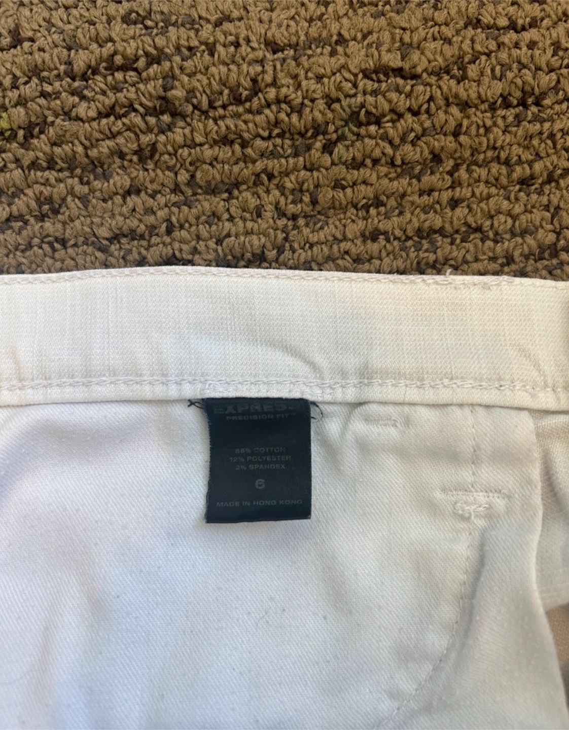 White Express Shorts - photo 3