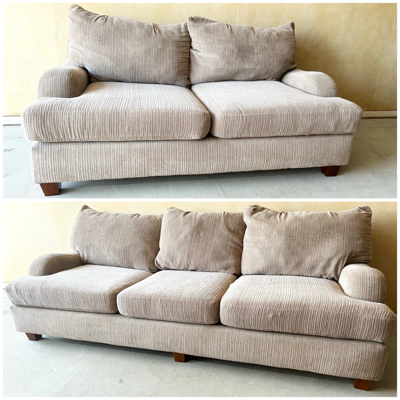 DELIVERY AVAILABLE! XL FABRIC SOFA + LOVESEAT FOR $350!