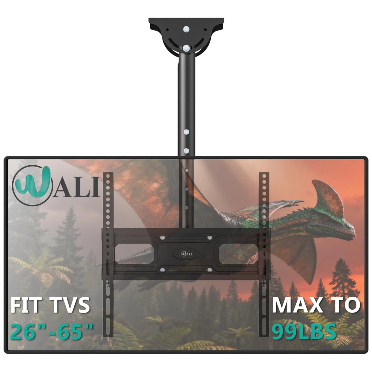 WALI Ceiling TV Mount for 26-65 inch