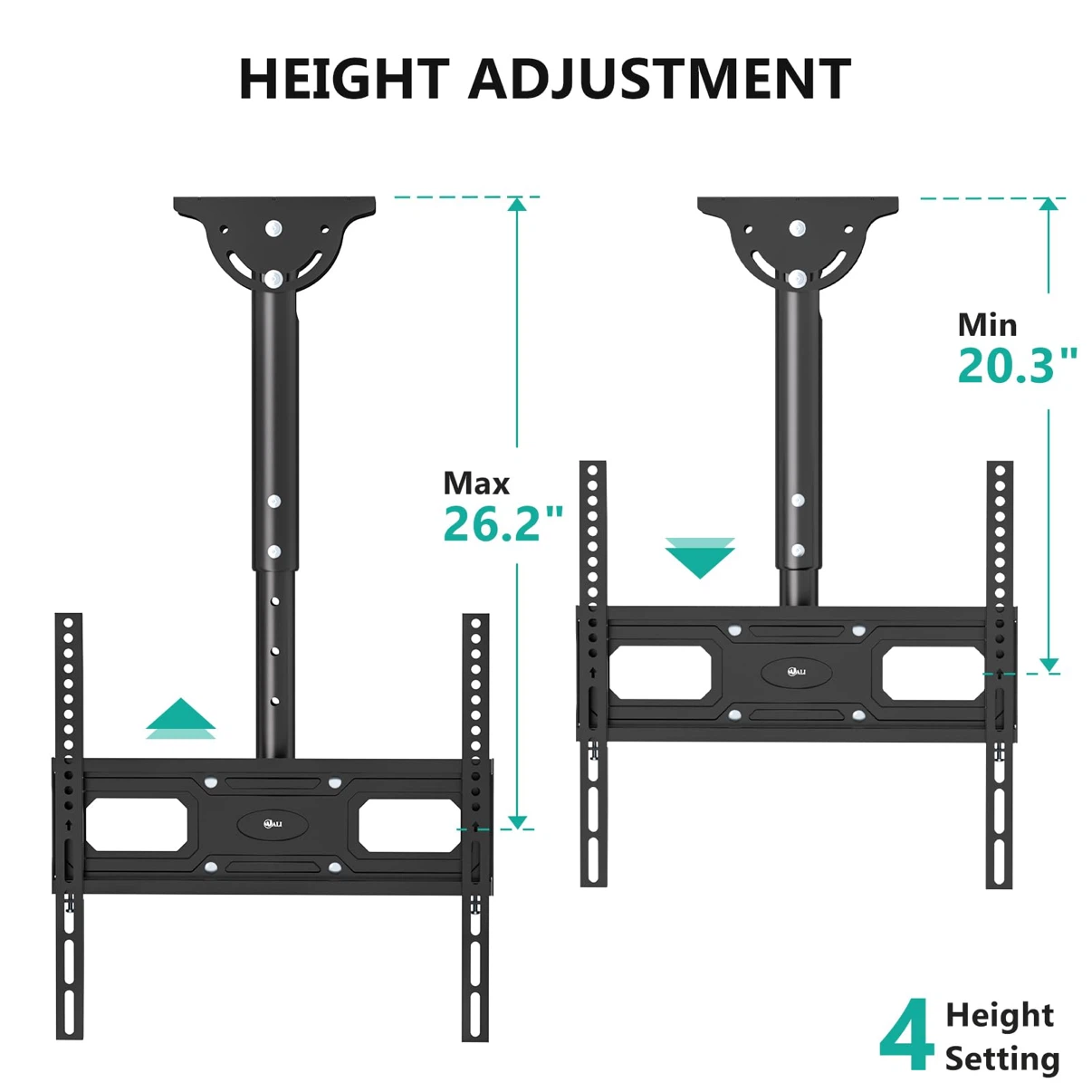WALI Ceiling TV Mount for 26-65 inch - photo 2