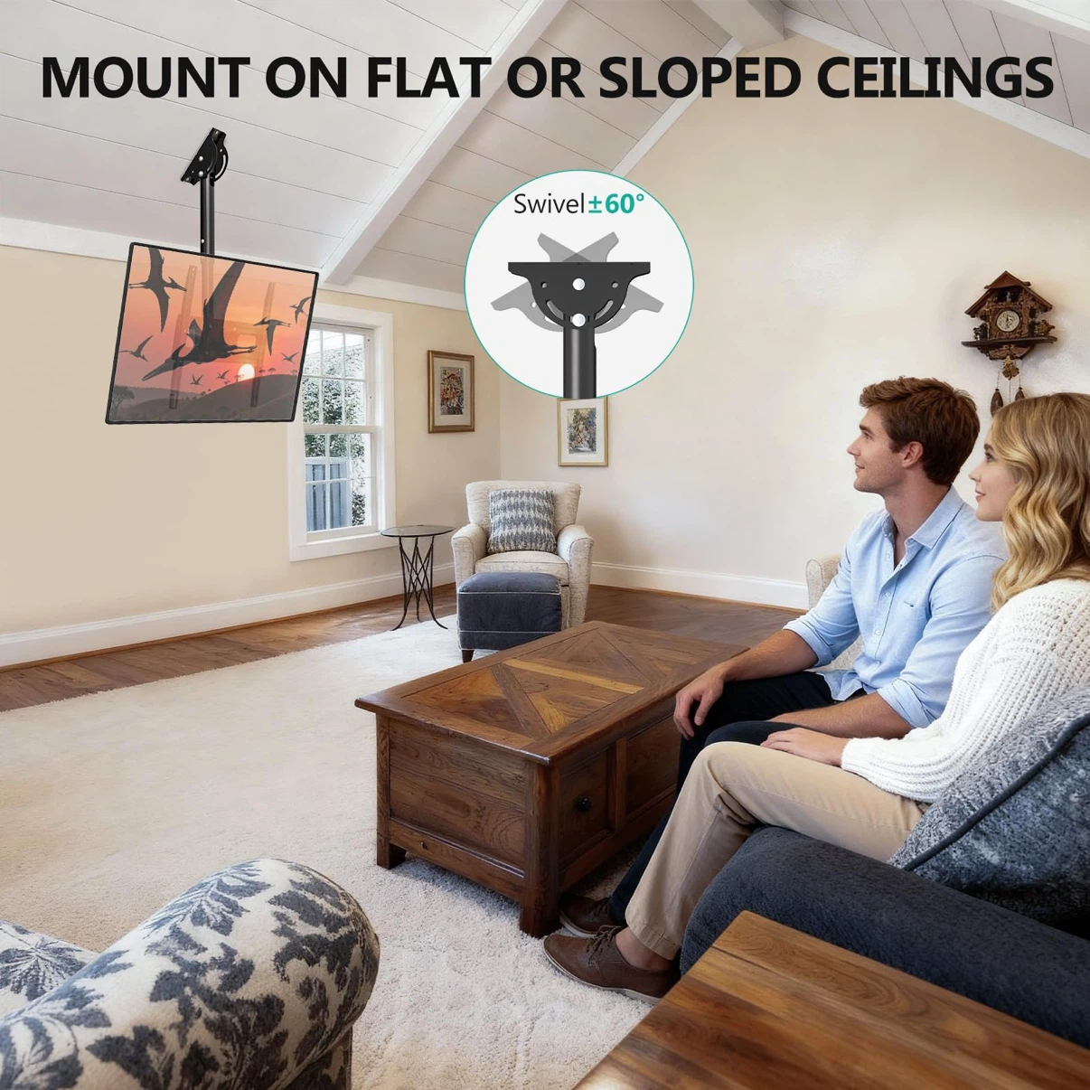 WALI Ceiling TV Mount for 26-65 inch - photo 3
