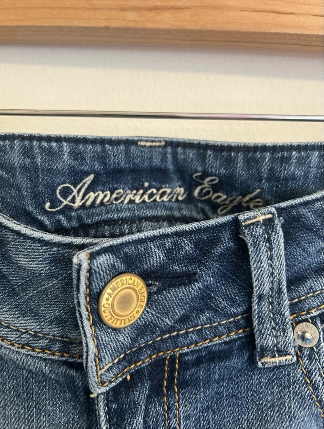 American Eagle Distressed Low Rise Bootcut Heans - photo 2