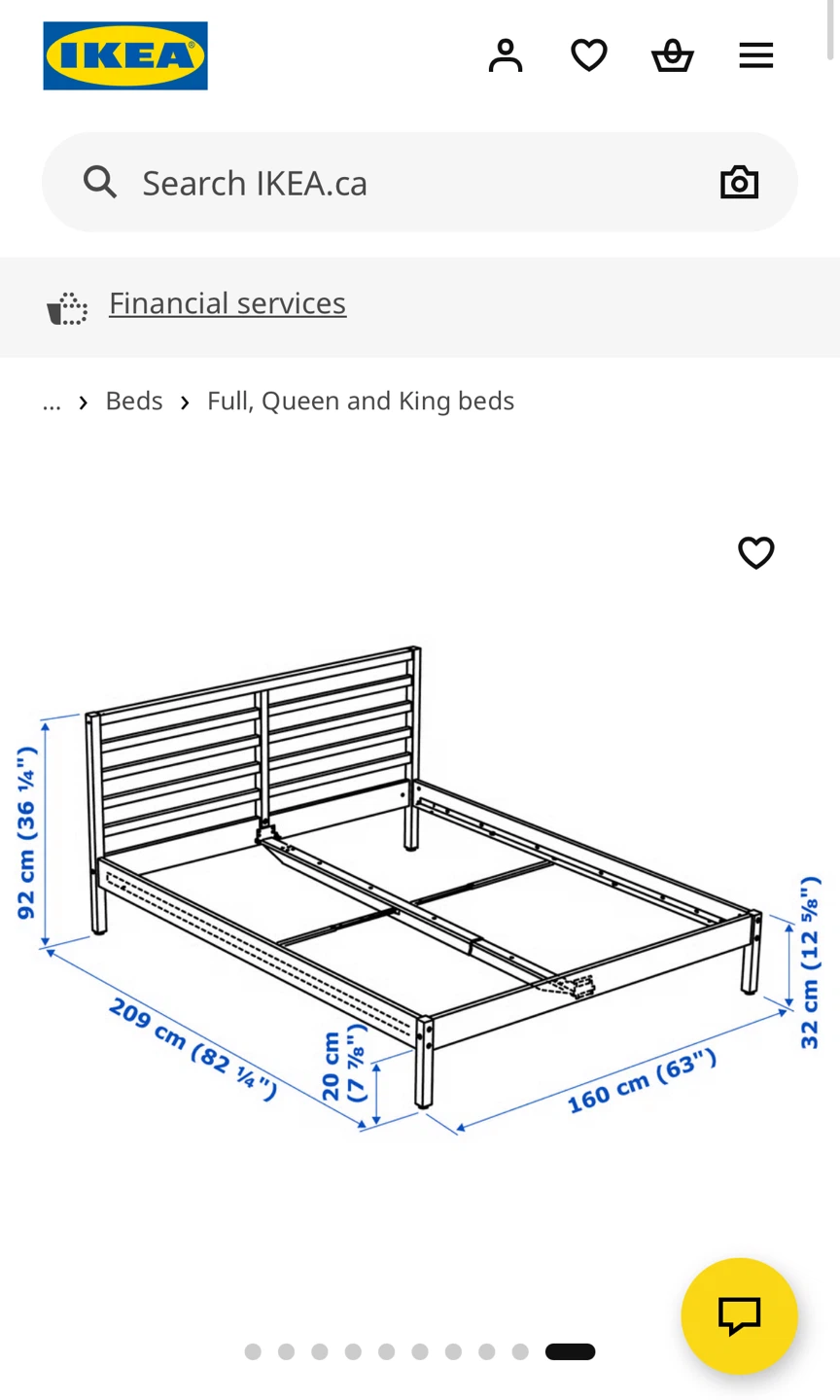 🛏️ Ikea Queen TARVA Bed Frame & LUROY Bed Slats - photo 4