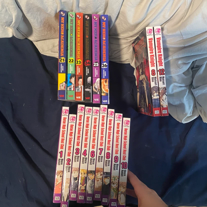 MHA, Vampire Knight, and Ouran High School Host Club