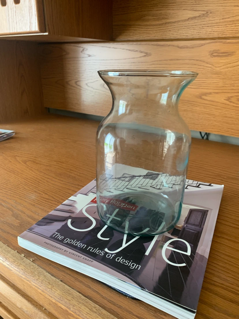 Clear Glass Vase