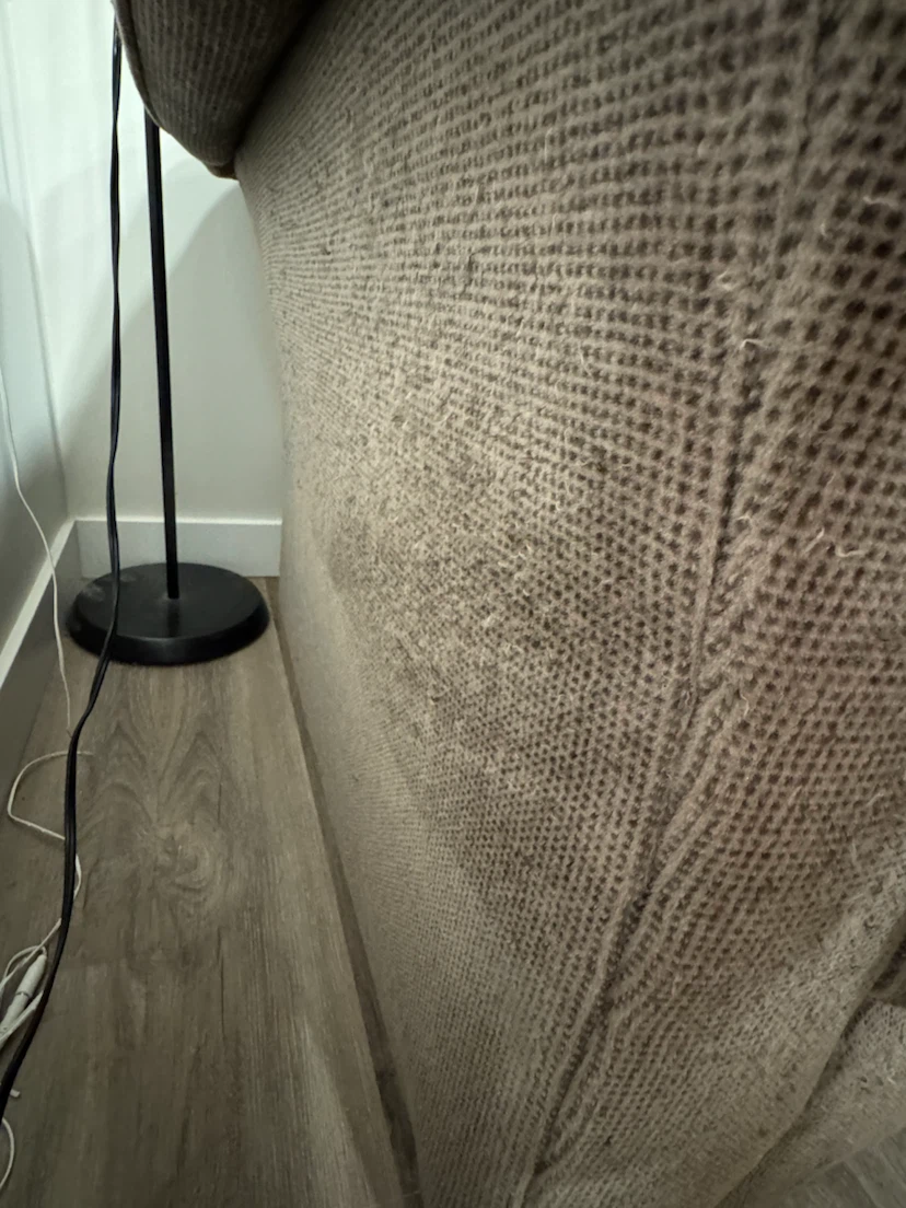 Brown Tufted 3-Seat Couch - photo 5