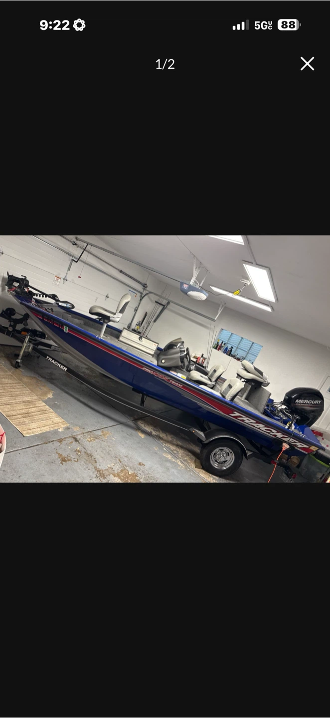 Tracker Pro Team Bass Boat 2018
