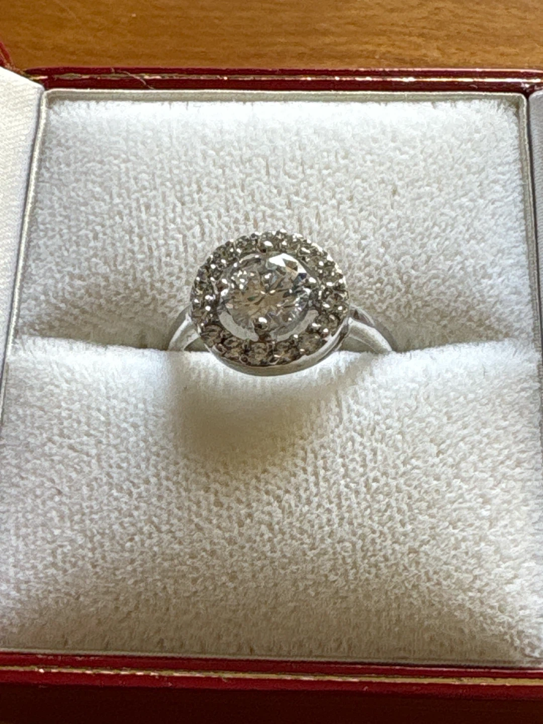 Diamond Halo Ring - photo 2
