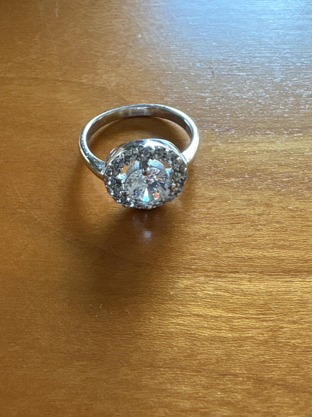 Diamond Halo Ring - photo 5