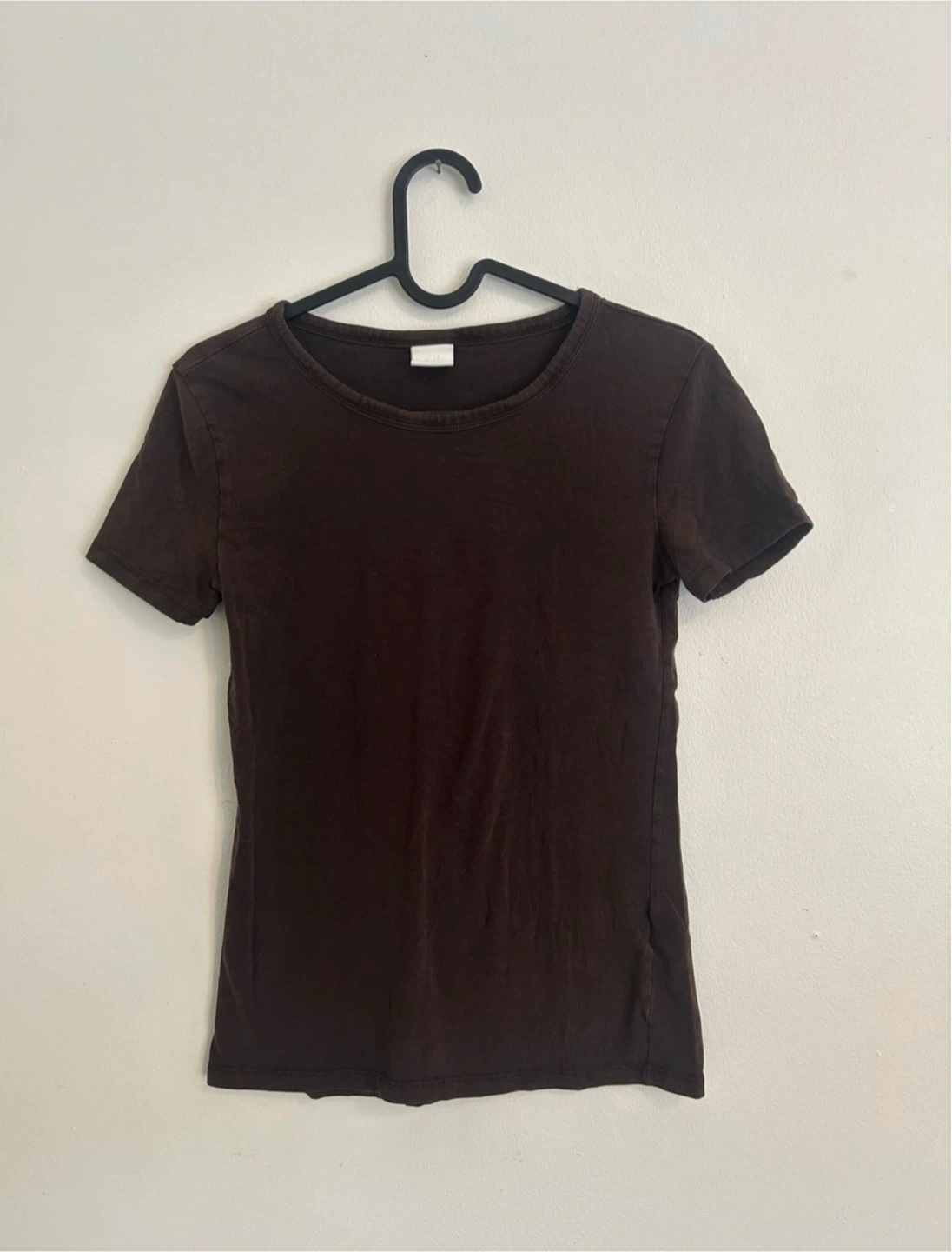 H&M Brown Tight Fit T-Shirt