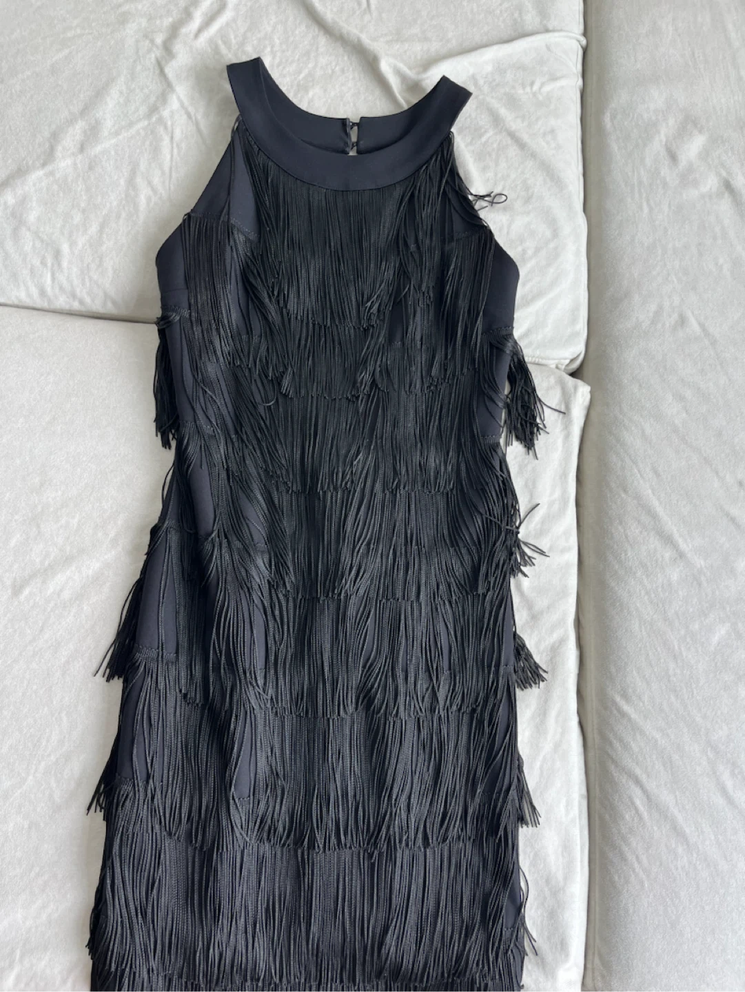 The Machek Black Fringe Dress Size 36 - photo 2