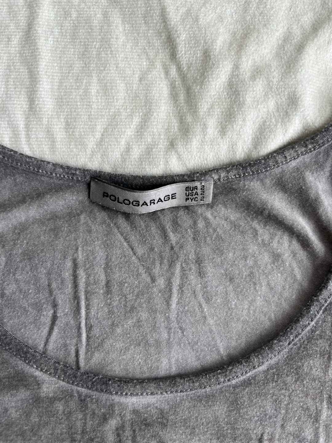 Polo Garage Grey Lace Trim Tank Top - photo 2