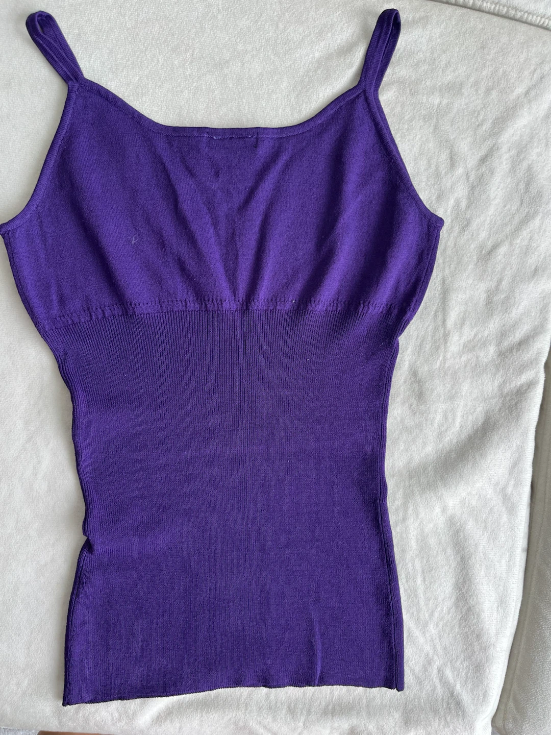 Mango Purple Spaghetti Strap Tank Top - Size M - photo 3