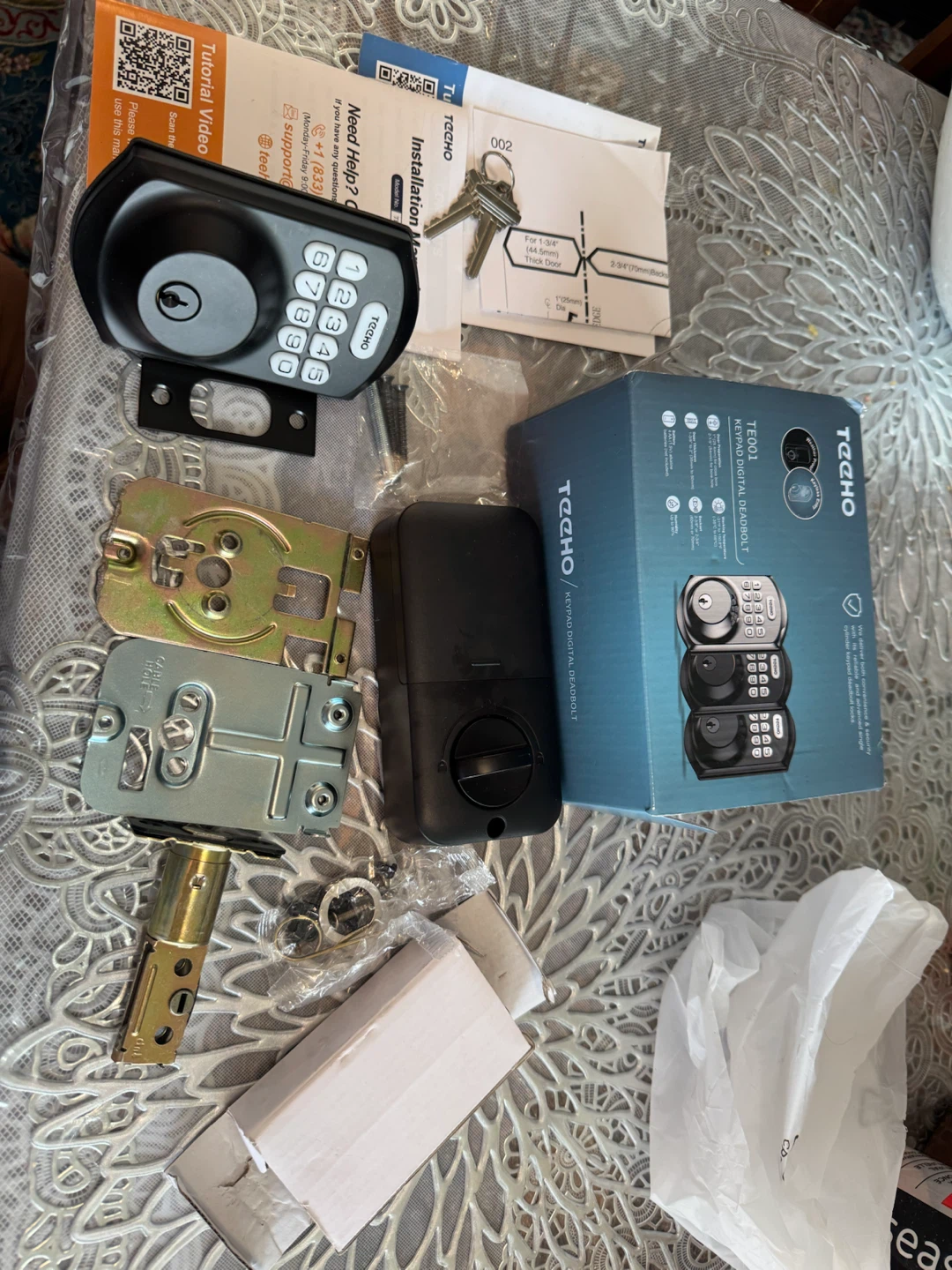 Teecho TE001 Keypad Digital Deadbolt - photo 2