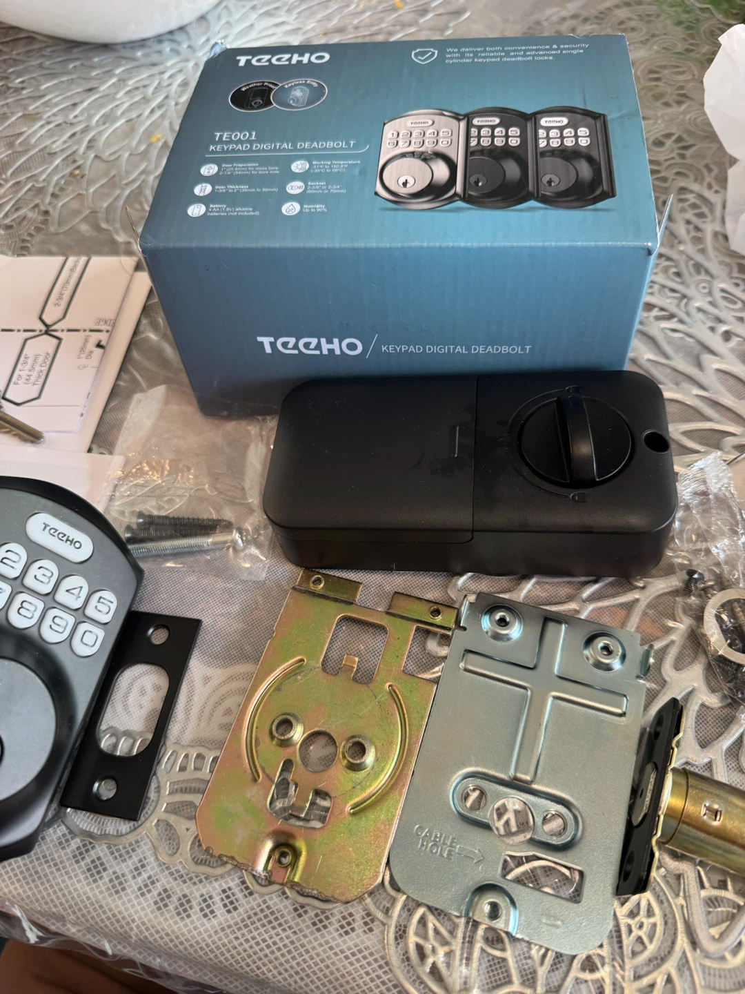 Teecho TE001 Keypad Digital Deadbolt - photo 4