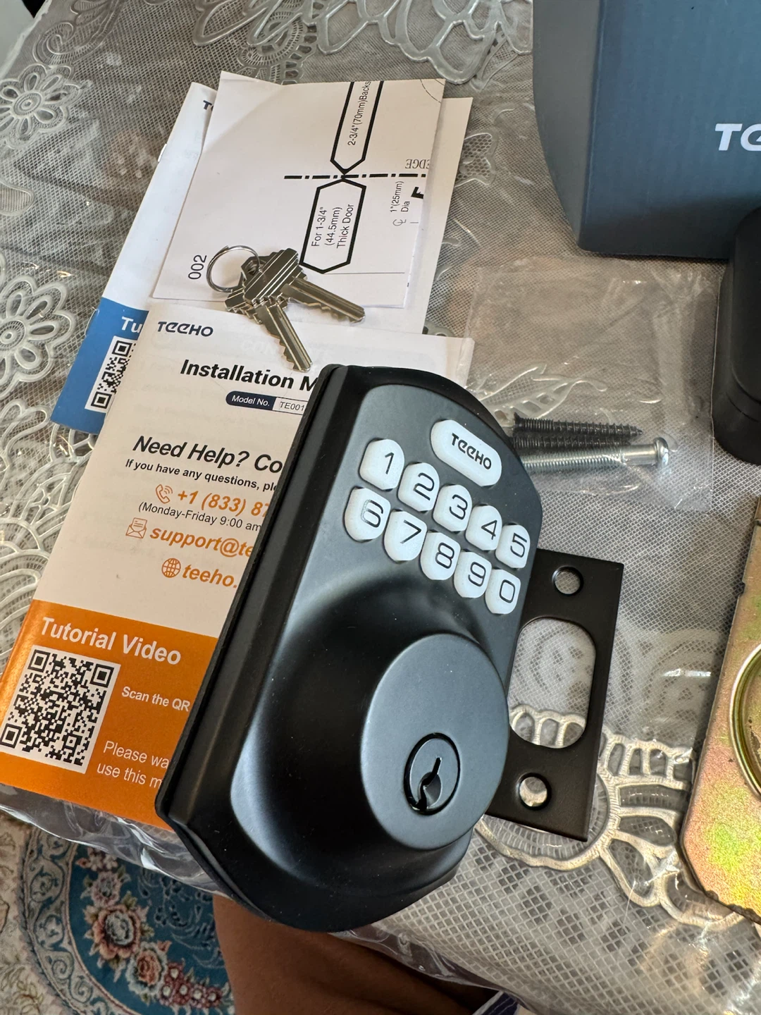 Teecho TE001 Keypad Digital Deadbolt - photo 5