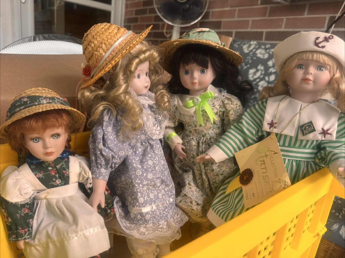 Porcelain doll lot. Artisan Collection "Emma" Porcelain Doll