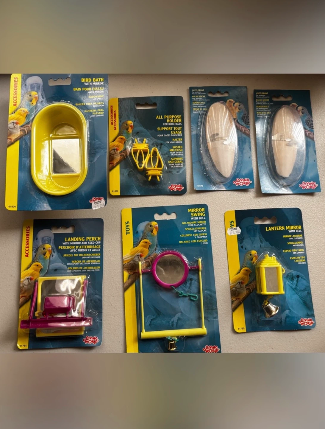 Living World Bird Accessories Set