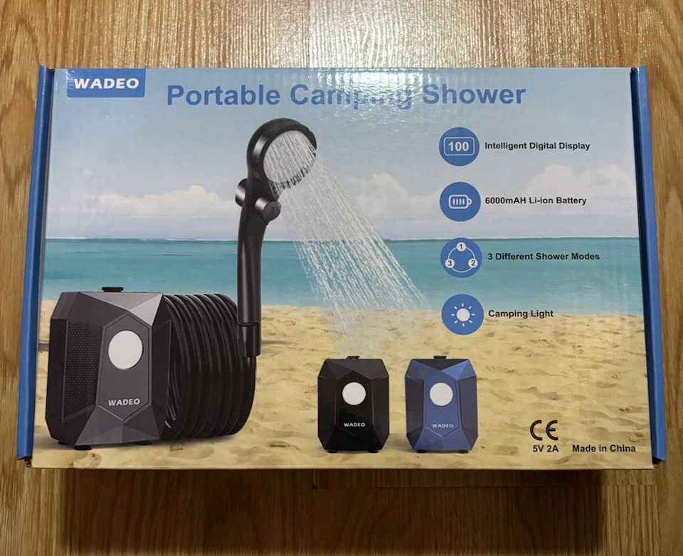 Portable camping shower