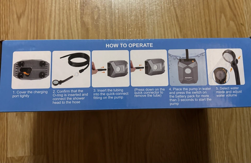 Portable camping shower - photo 3
