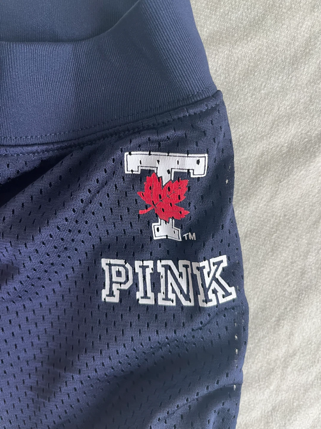 PINK Victoria's Secret Blues Athletic Shorts - photo 2