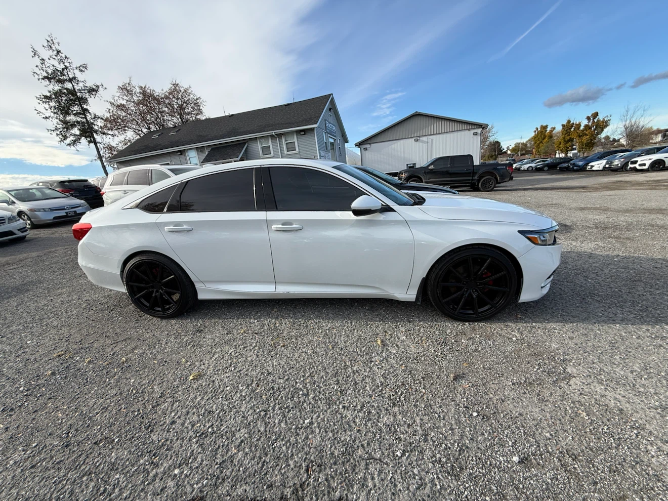 White Honda Accord Sport Sedan