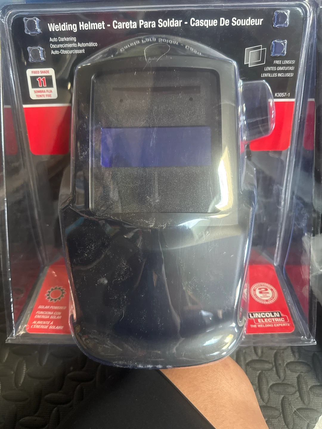 Lincoln Electric Auto Darkening Welding Helmet - Fixed Shade 11