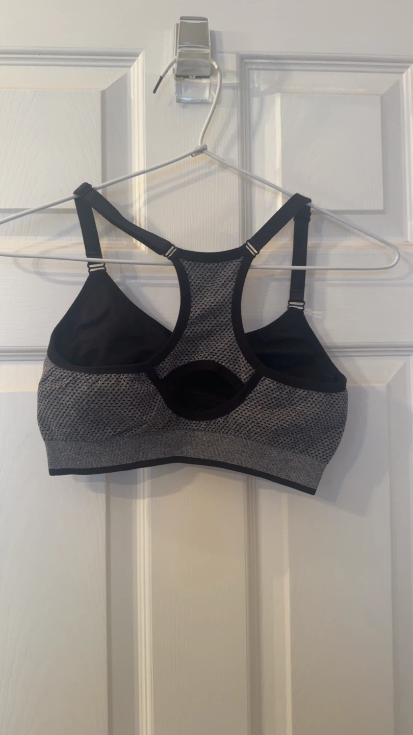 Puma Sports Bra - Grey/Black - photo 2