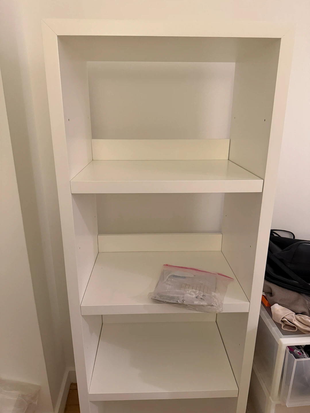Crate & Barrel Aspect White Modular Open Bookcase