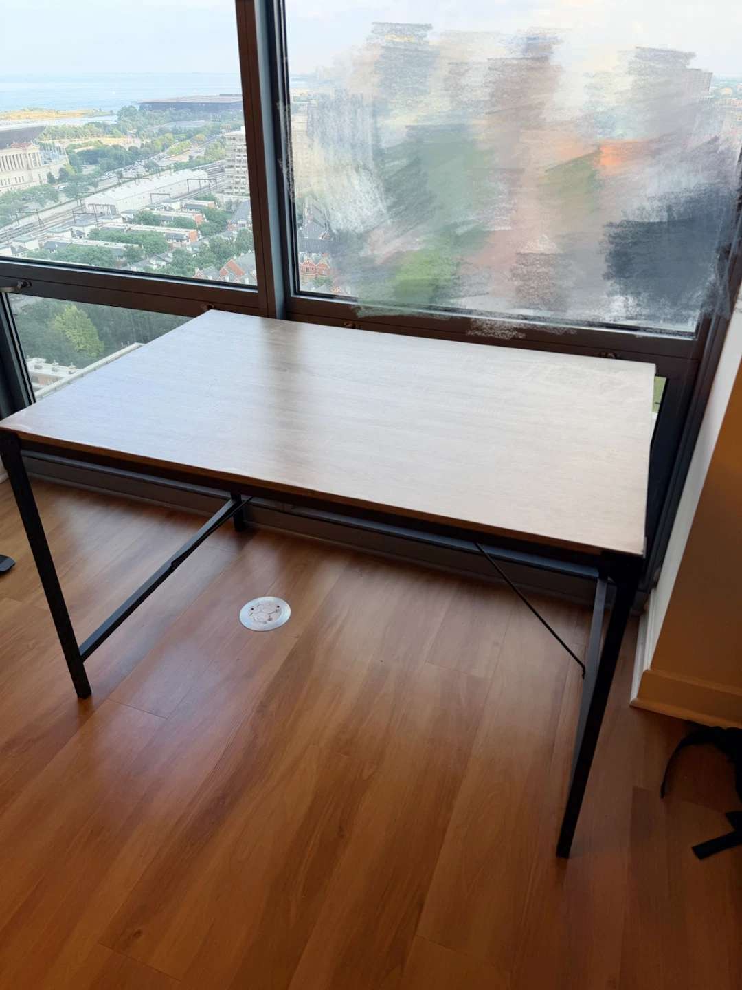 Modern Wood and Metal Desk