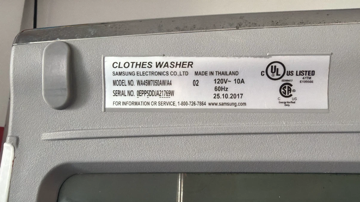 Samsung Top Load Washing Machine WA45M7050AW - photo 4