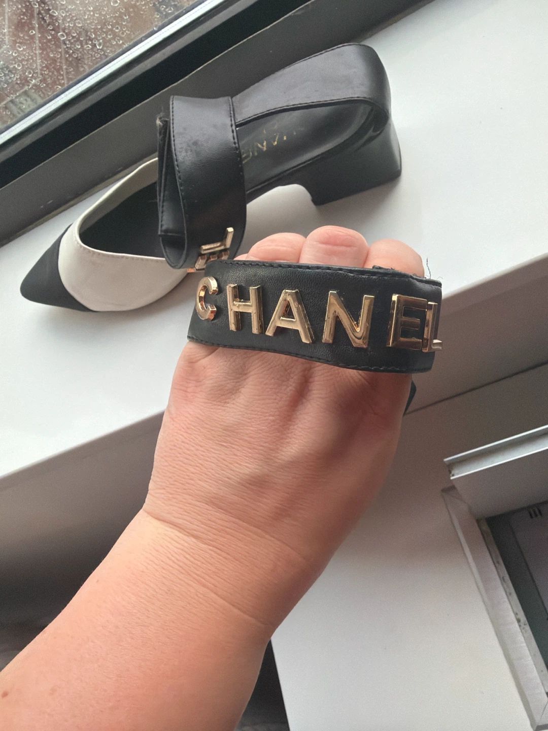 Chanel Two-Tone Mary Jane Heels - photo 3