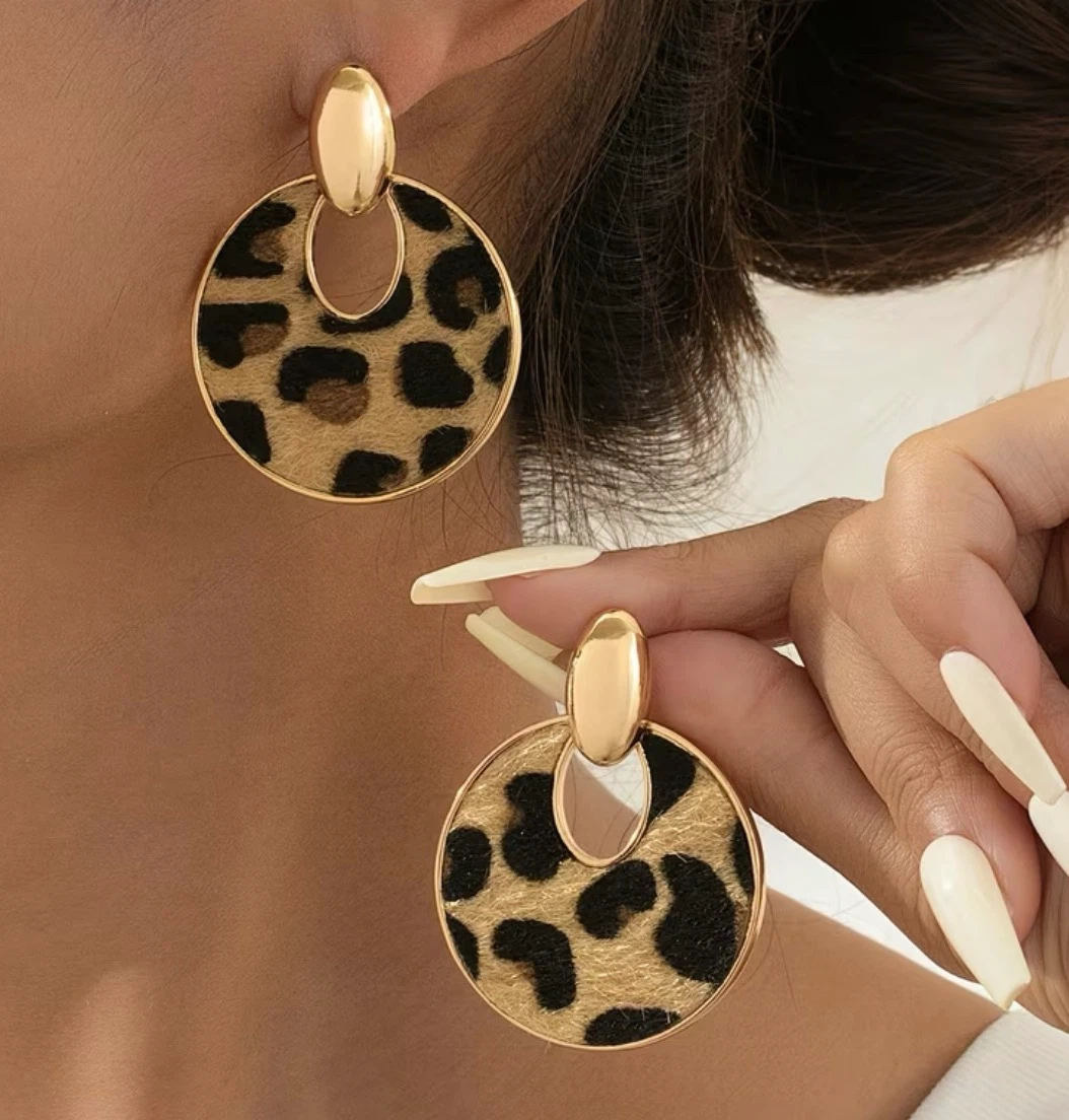 Leopard Earrings
