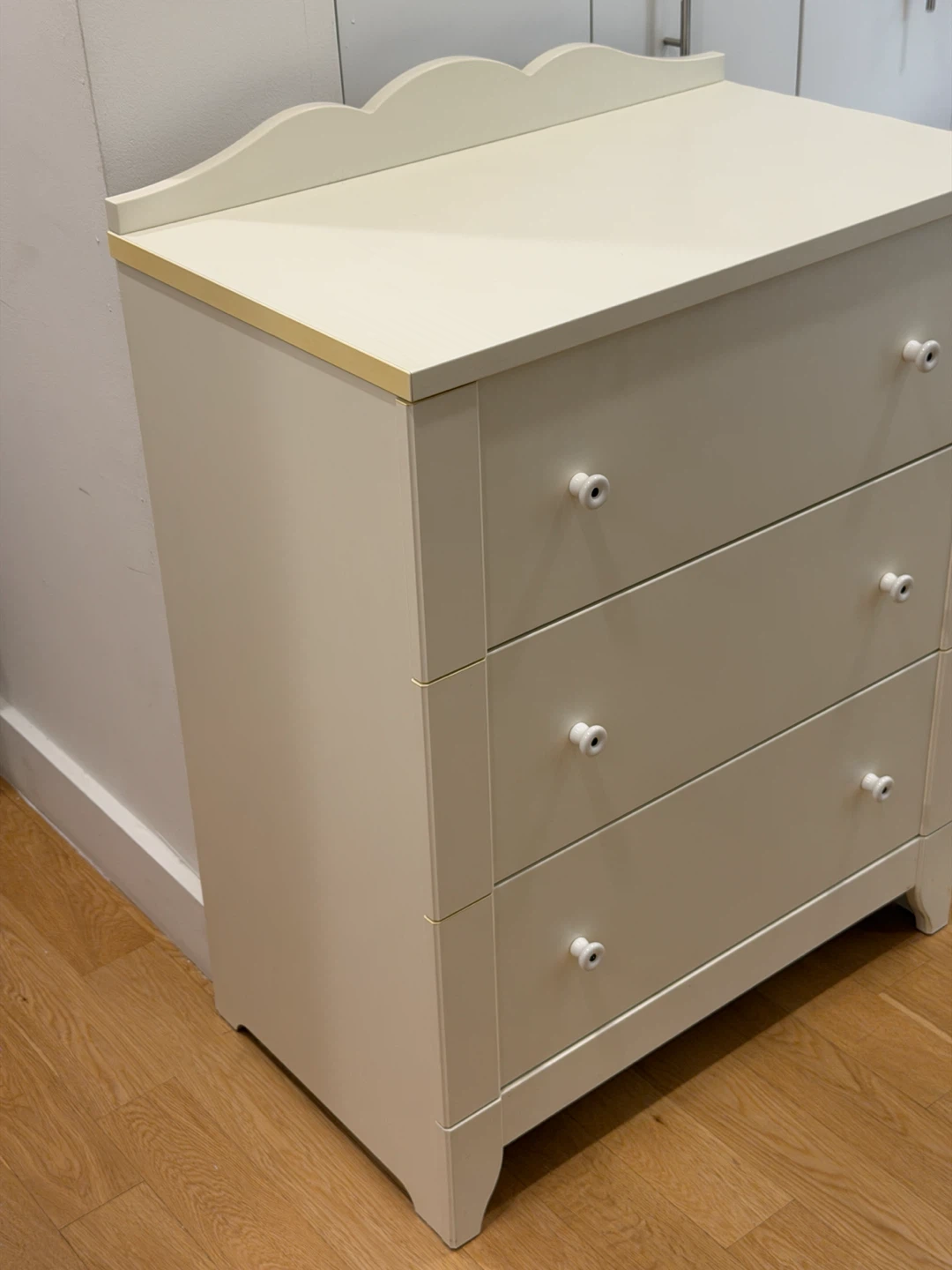 IKEA Hensvik white 3-drawer Chest - photo 2