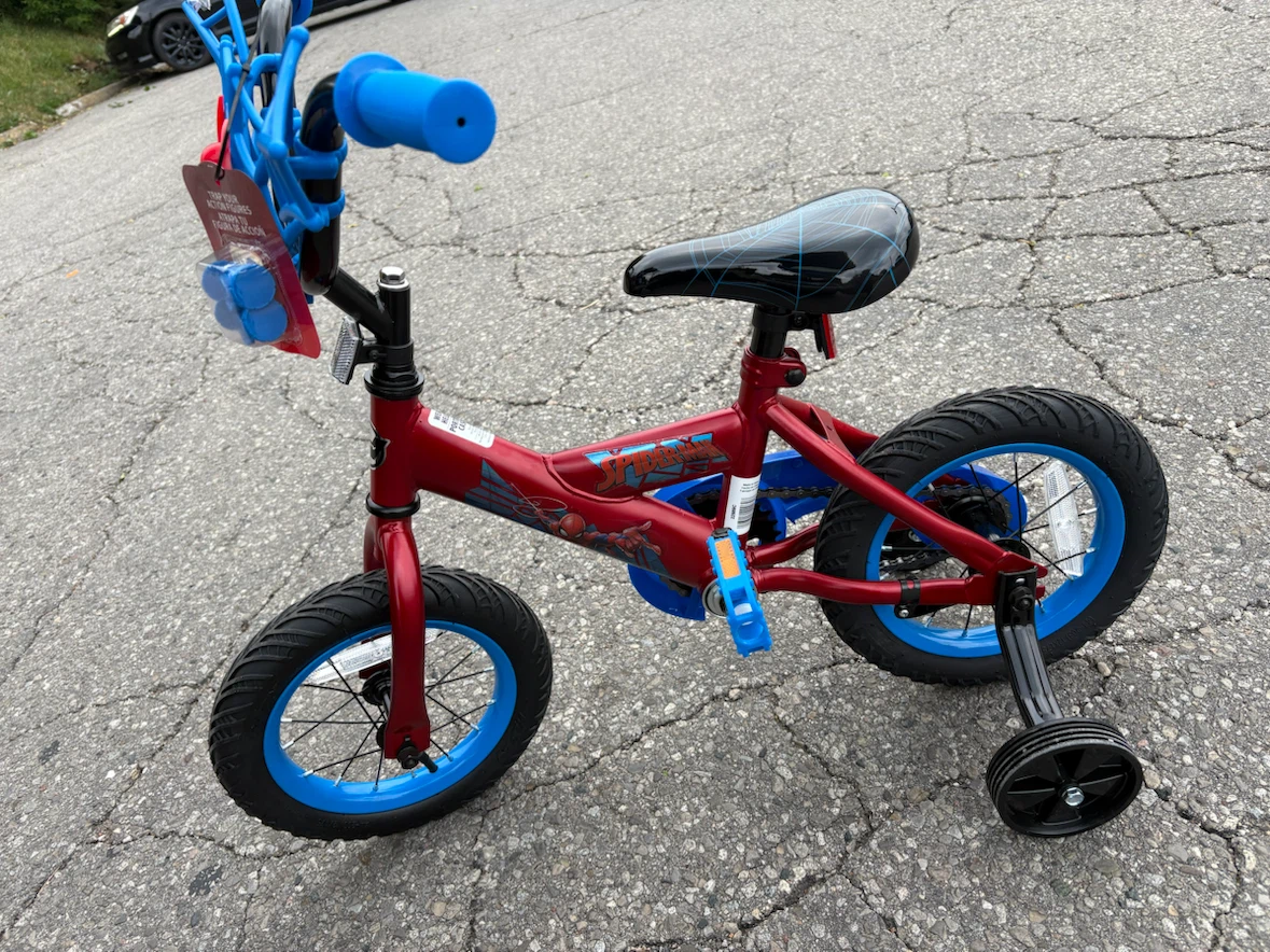 Marvel Spider-Man Kids' Bike 12-in Whee