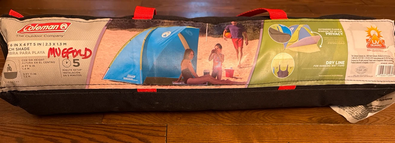 Coleman Sundome Beach Shade Tent - photo 2