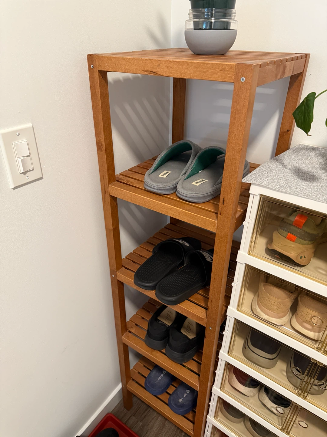 Wooden 4-Tier Shoe Rack Shelf (multipurpose) - photo 2