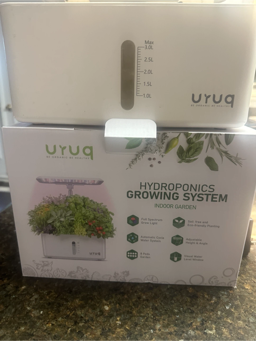 Indoor garden hydroponic growing system