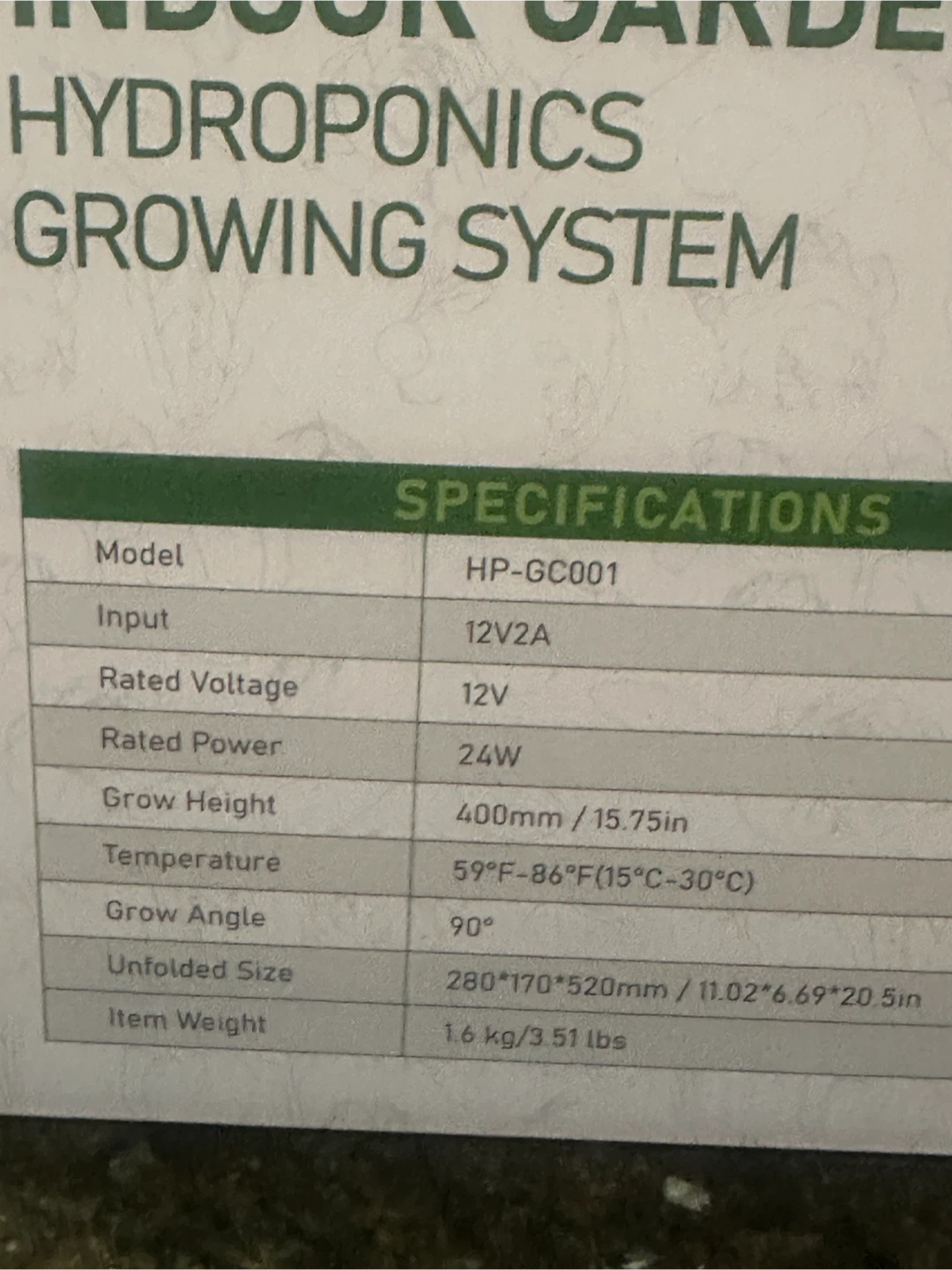 Indoor garden hydroponic growing system - photo 5