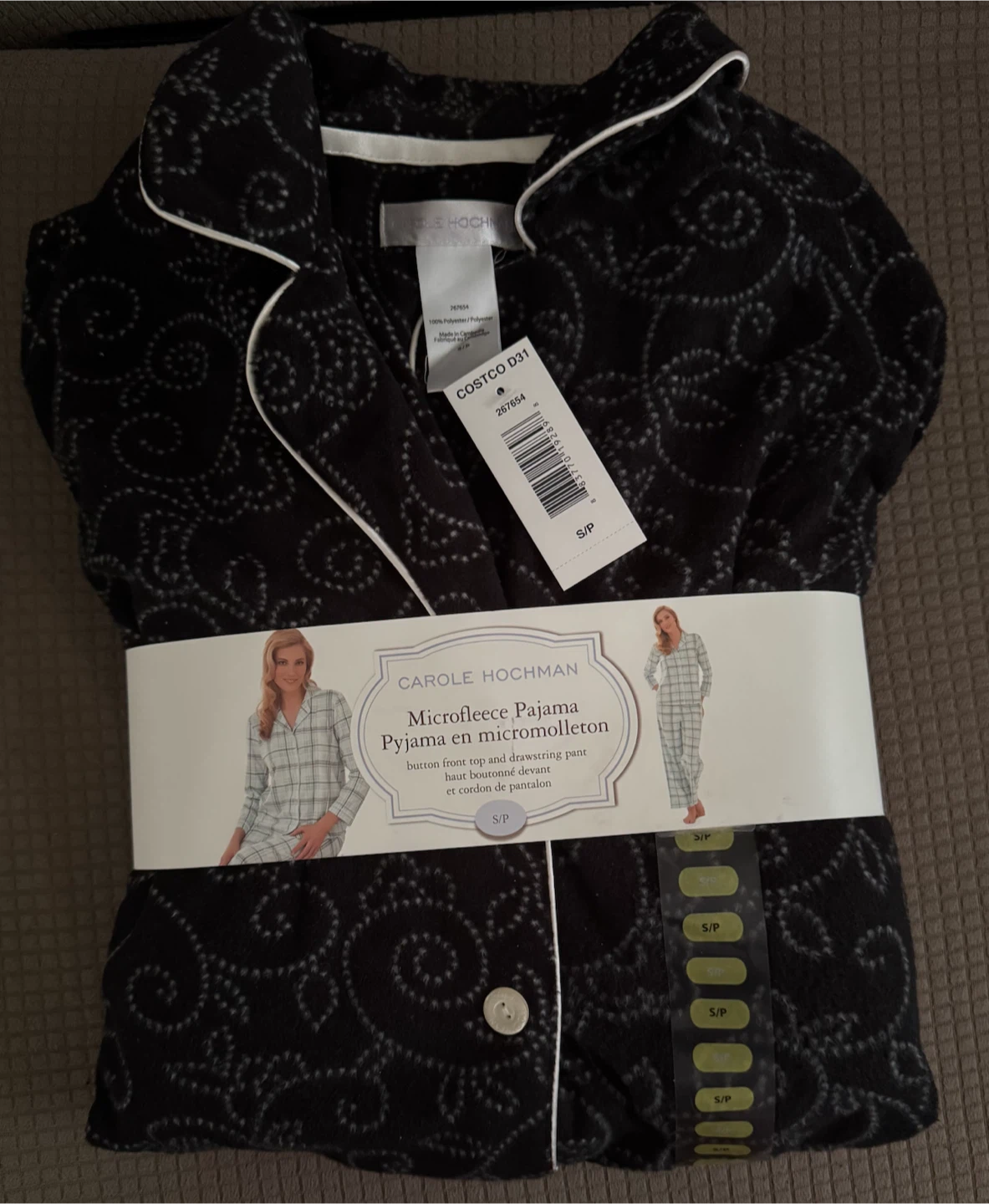 Carole Hochman Microfleece Pajama Set