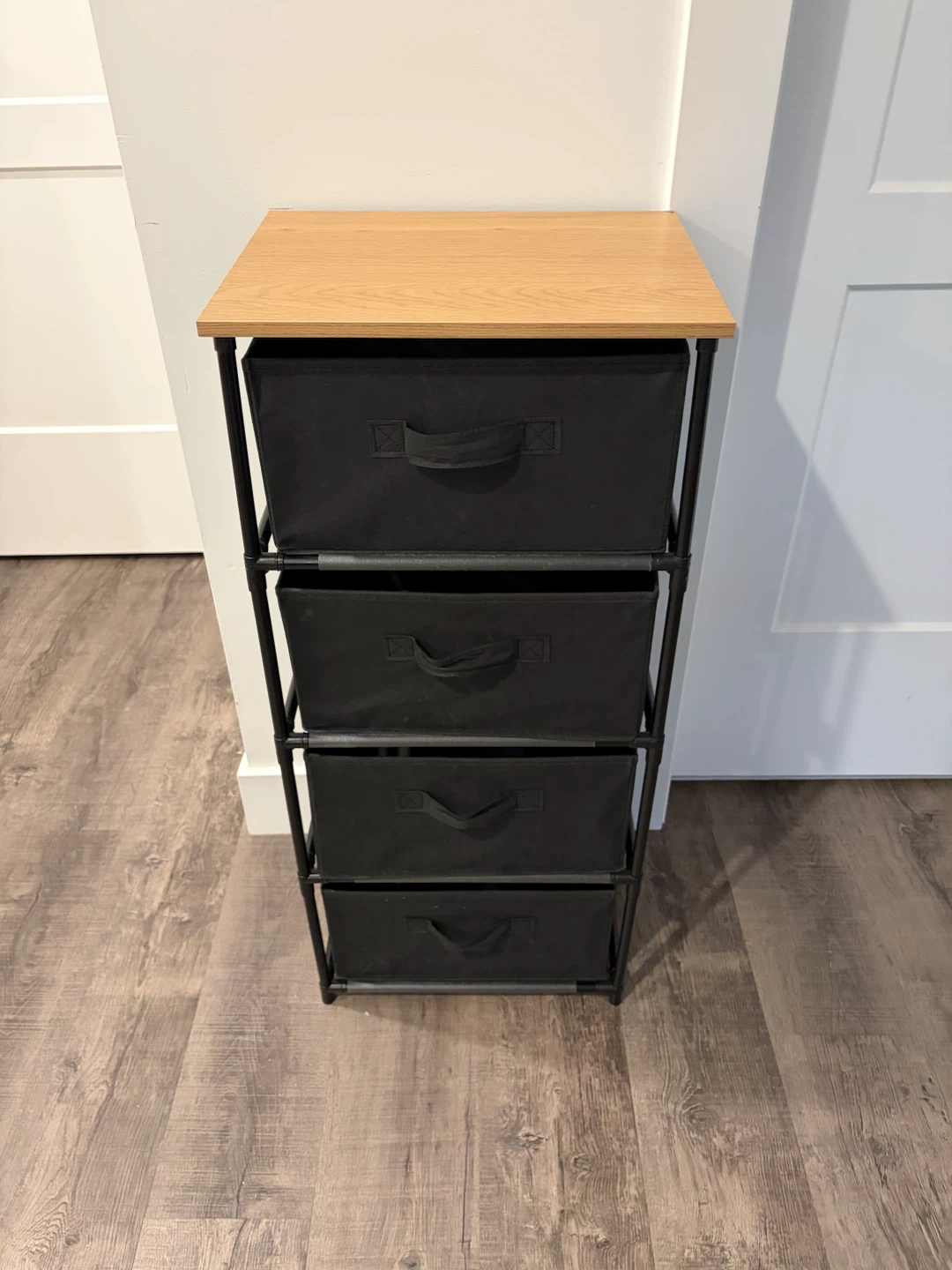 side shelf with storage for $10