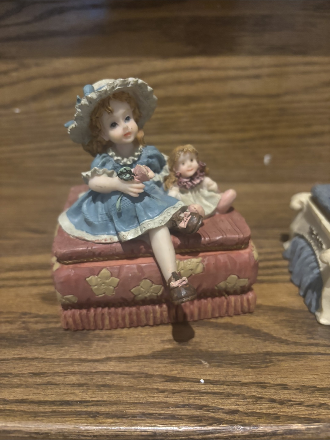 Vintage Decorative Trinket Boxes with Figurines - photo 3
